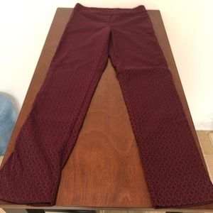 Erica Taylor Burgundy Pants